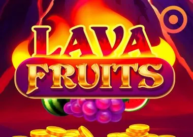 Слот Lava Fruits с лавовыми фруктами и пылающим фоном в Бро Казино